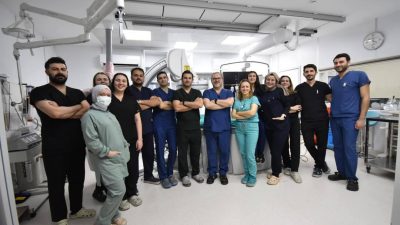 Kırklareli Eğitim ve Araştırma Hastanesinde Anjiyo Ünitesinde İlk Defa Damar