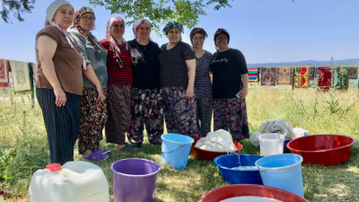 Kırklareli'nin Kofçaz ilçesine bağlı Topçular Köyü'nde düzenlenen Geleneksel Topçu Baba